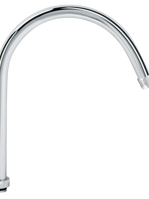 46729 - Cuello curvo para mezcladora de fregadero, cromo, Aqua