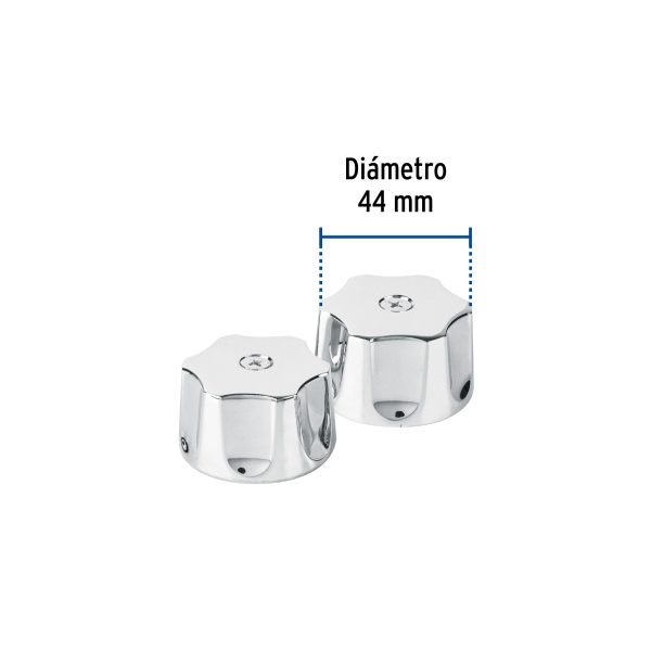 49443 - Jgo manerales hex para AQF-92 de pared, fregadero,cromo,Aqua