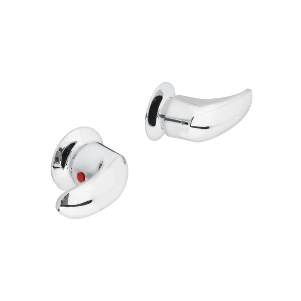 49786 - Juego de manerales de palanca para regadera, cromo, Aqua