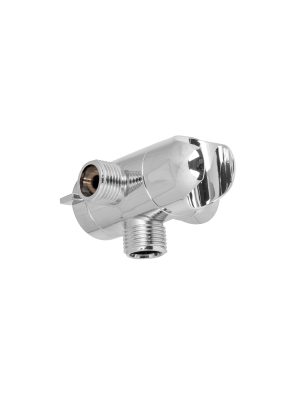 49960 - Desviador de 3 vías para brazo con soporte, cromo, Riviera