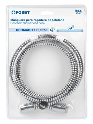 45095 - Manguera plástica de 1.5 m para regadera, Foset Aqua