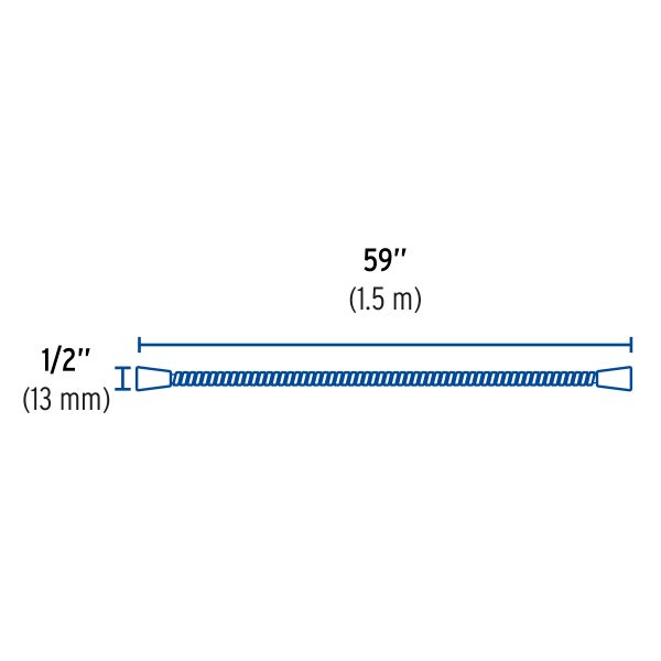 45097 - Manguera lisa para regadera, manual, satinada, Foset Element
