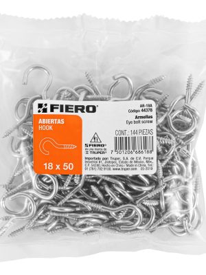 44378 - Bolsa con 144 armellas abiertas de 18 x 50, Fiero