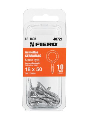 AR-18CB.jpg 40721 - Blíster con 10 armellas cerradas de 18 x 50, Fiero