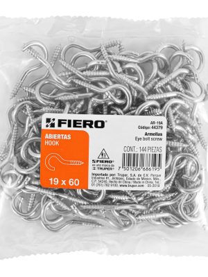 44379 - Bolsa con 144 armellas abiertas de 19 x 60, Fiero