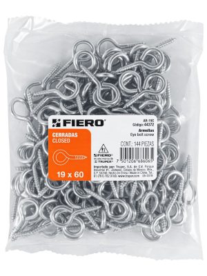 44372 - Bolsa con 144 armellas cerradas de 19 x 60, Fiero