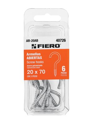 AR-20AB.jpg 40726 - Blíster con 6 armellas abiertas de 20 x 70, Fiero