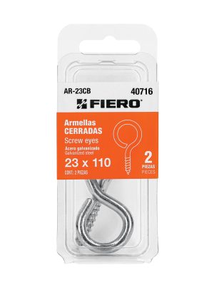 AR-23CB.jpg 40716 - Blíster con 2 armellas cerradas de 23 x 110, Fiero