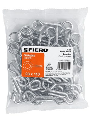 44376 - Bolsa con 72 armellas cerradas de 23 x 110, Fiero