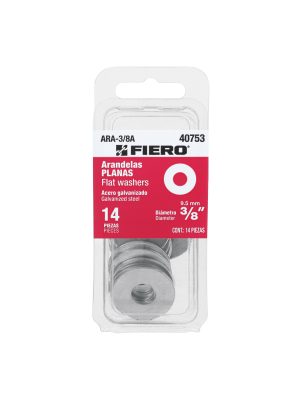 ARA-3-8A.jpg 40753 - Blíster con 14 arandelas planas de 3/8', Fiero