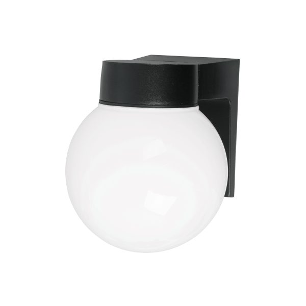 47286 - Arbotante de pared tipo globo, lámpara no incluida, Volteck
