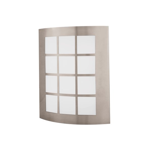 48011 - Arbotante decorativo de LED 15 W acero inoxidable luz cálida