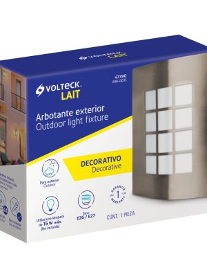 ARB-003SE1.jpg 47390 - Arbotante decorativo cuerpo acero inox, lámpara no incluida