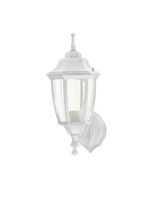 ARB-100S.jpg 47288 - Arbotante tipo farol tradicional soportado p/exterior blanco