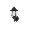 47289 - Arbotante tipo farol tradicional soportado p/exterior, negro