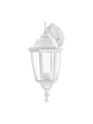 ARB-102S.jpg 47290 - Arbotante tipo farol tradicional suspendido p/exterior, bco.