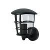 45092 - Arbotante tipo farol moderno soportado p/exteriores, negro