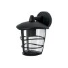 45093 - Arbotante tipo farol moderno suspendido p/exteriores, negro