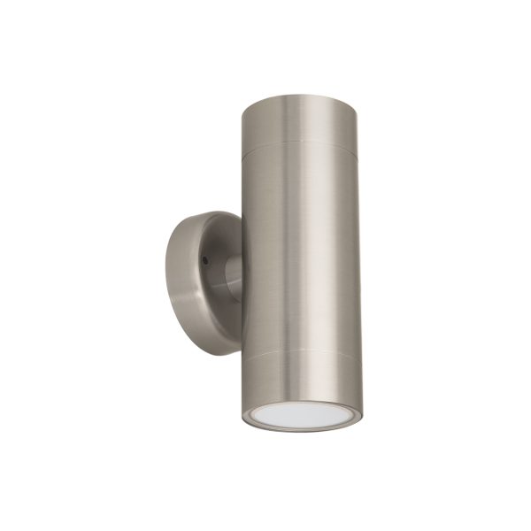 48009 - Arbotante satín de LED 10 W de acento 2 spots luz cálida