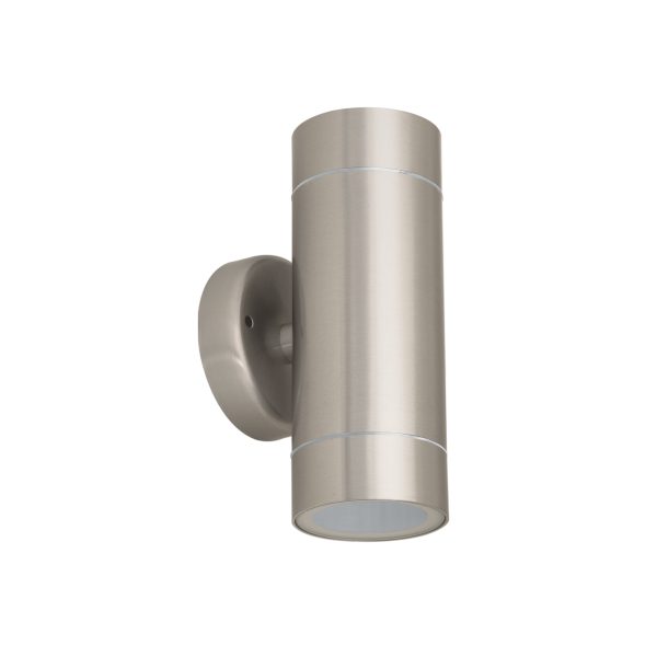 47391 - Arbotante de acento 2 spots satín, lámparas no incluidas