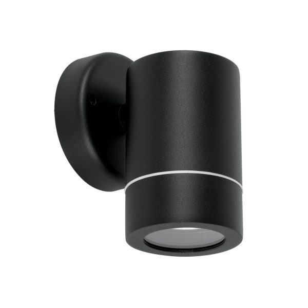 48143 - Arbotante de acento 1 spot negro, lámpara no incluida