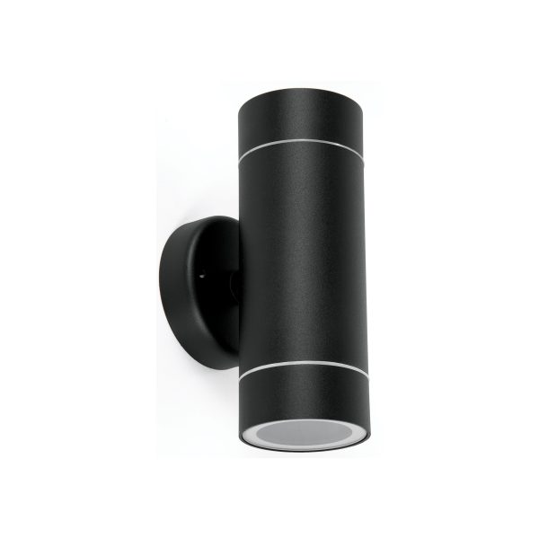 48144 - Arbotante de acento 2 spots negro, lámparas no incluidas