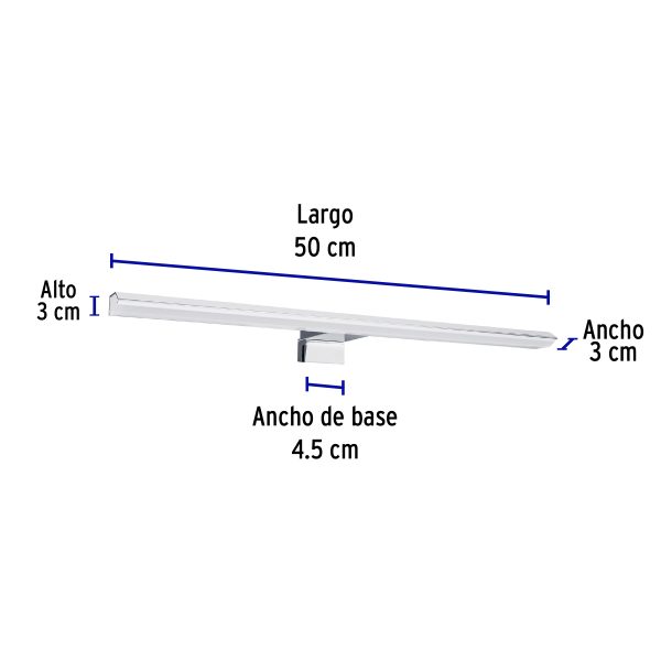 46347 - Arbotante decorativo de LED 10 W tipo barra para baño