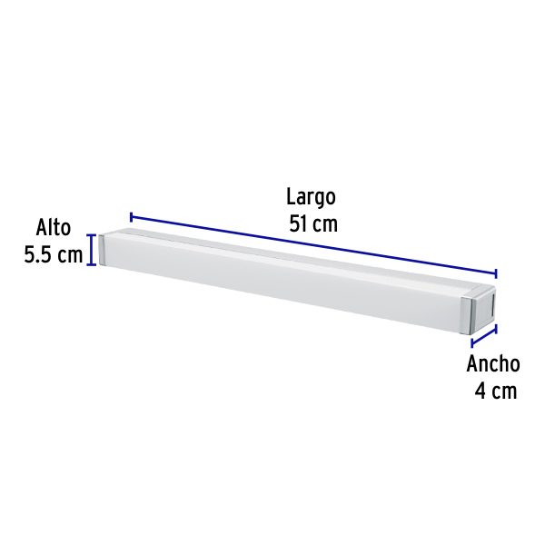 45218 - Arbotante decorativo de LED 10W tipo barra para baño,Volteck