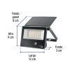 49484 - Luminario Solar LED 14 W con sensor de movimiento, VOLTECK