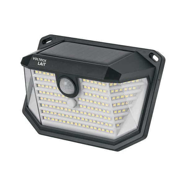 49827 - Luminario Solar LED 3 W con sensor de movimiento, VOLTECK
