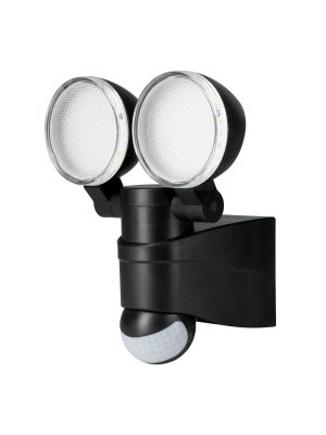 47338 - Arbotante LED 12 W negro con sensor de movimiento, Volteck