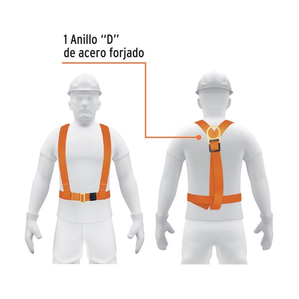 14431 - Arnés de pecho con 1 anillo, Truper