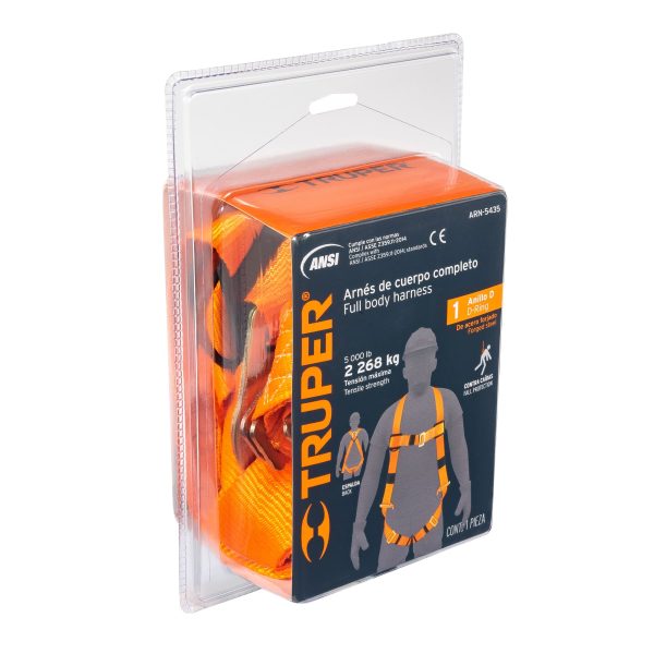 14432 - Arnés de cuerpo completo con 1 anillo, ANSI, Truper
