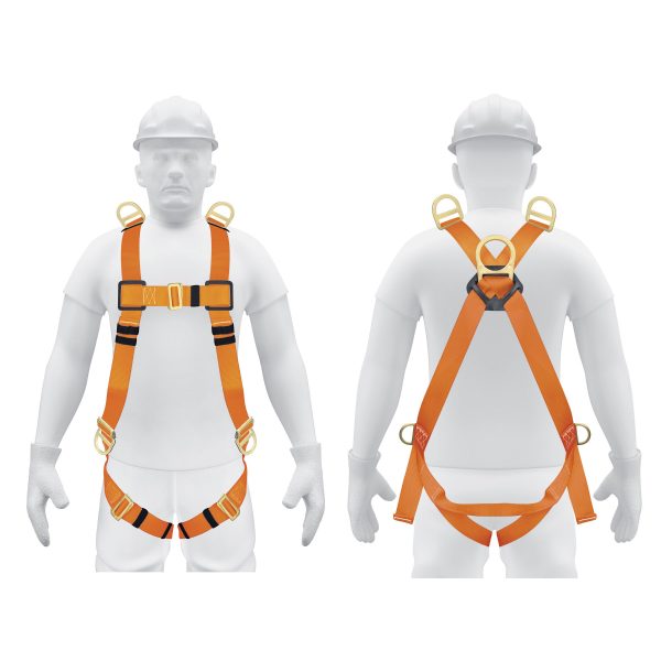 14434 - Arnés de cuerpo completo con 5 anillos, ANSI, Truper