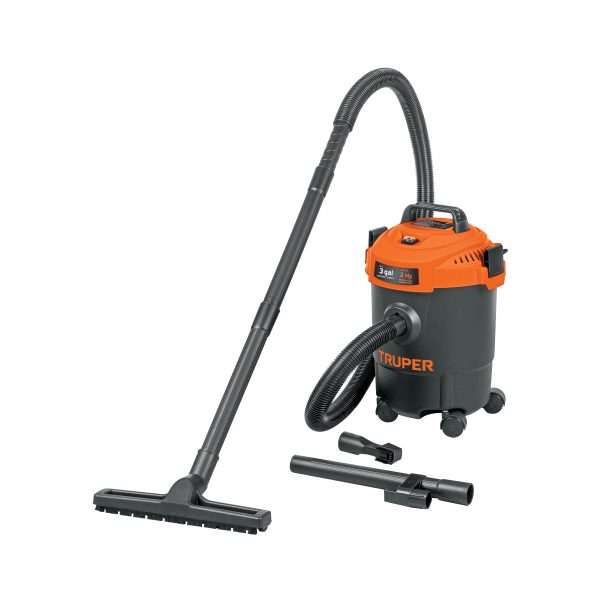 102962 - Aspiradora de sólidos y líquidos, 3 gal, plástica, negra