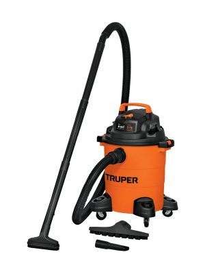 12092 - Aspiradora de sólidos y líquidos, 6 gal, plástica, Truper