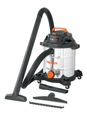 ASP-12X.jpg 101524 - Aspiradora de sólidos y líquidos, 12 gal, acero inox, Truper