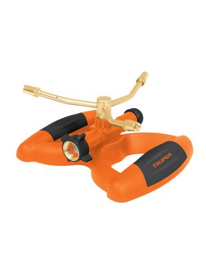 11298 - Aspersor metálico de 3 brazos con base plástica, Truper
