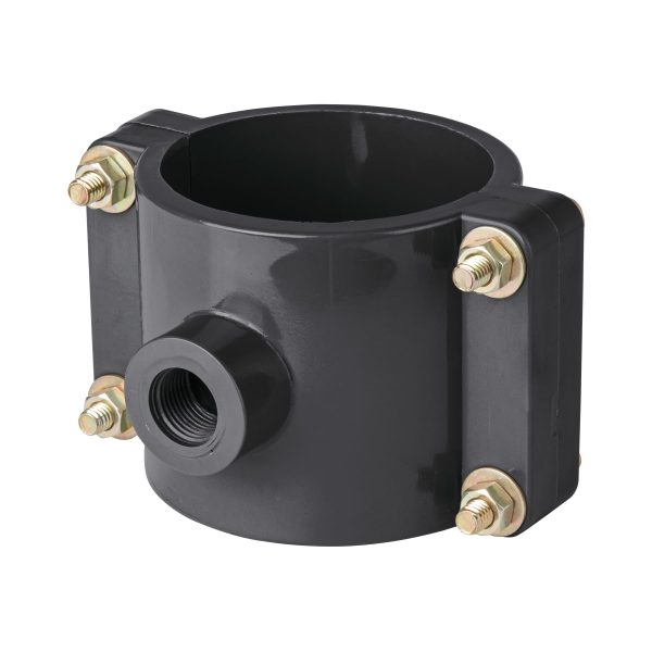 40714 - Abrazadera para toma domiciliaria PP 3' x 1/2', Foset