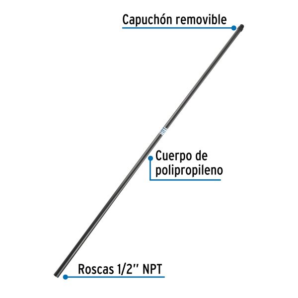 48072 - Jarro de aire 1/2' x 140 cm para tinaco, Foset
