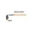 10562 - Azadón tomatero, mango corto de madera 18', TRUPER