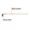 10553 - Azadón jardinero Classic, mango de madera 54', TRUPER