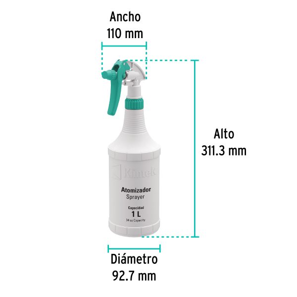 55938 - Atomizador de 1 litro, KLINTEK