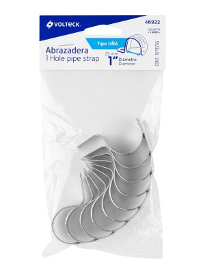 AU-1E1.jpg 46922 - Bolsa c/10 abrazaderas tipo uña 1' p/tubo pared delgada