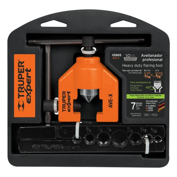 12865 - Avellanador profesional de 3/16' a 5/8', Truper Expert