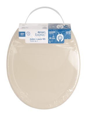 AWC-35HE1.jpg 40242 - Asiento redondo ligero con tapa para WC, hueso, FOSET BASIC