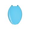 47036 - Asiento alargado con tapa para WC, abierto, azul, FOSET