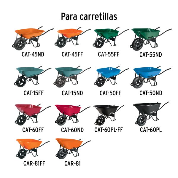 101030 - Nariz de bastidor calibre 18 para carretillas TRUPER/PRETUL
