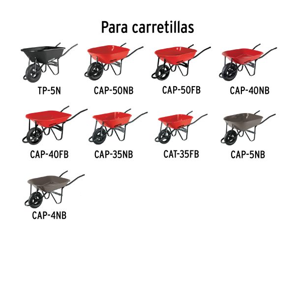 101030 - Nariz de bastidor calibre 18 para carretillas TRUPER/PRETUL