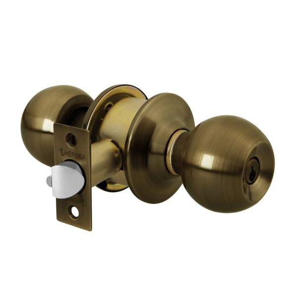 23561 - Cerradura tipo esfera, cilíndrico, entrada, antiguo, BASIC